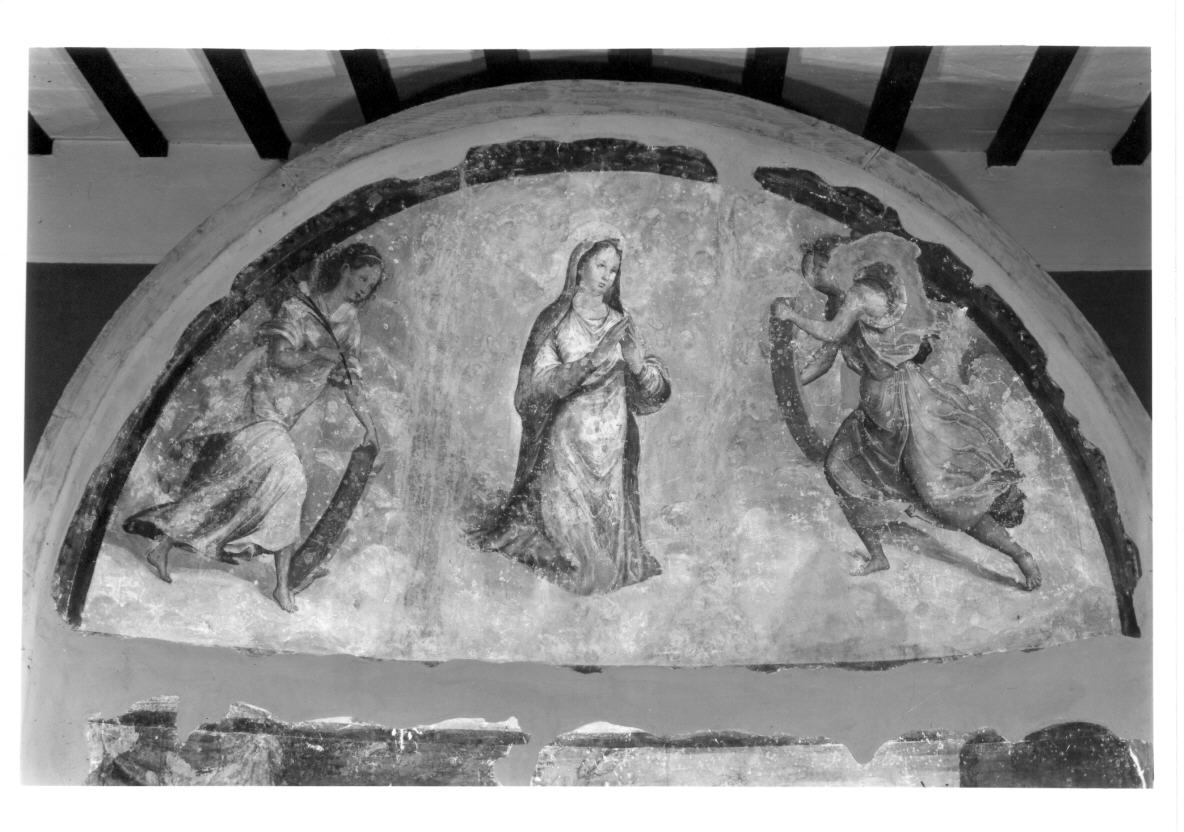 Gloria di Santa Caterina d'Alessandria (dipinto, elemento d'insieme) di Doni Adone detto Doni Dono (metà sec. XVI)