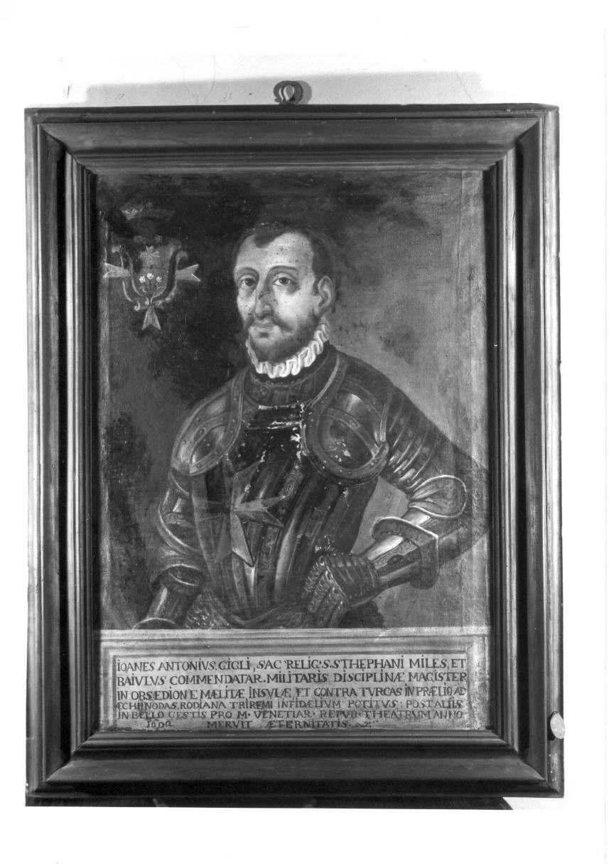 ritratto d'uomo (dipinto) - ambito Italia centrale (primo quarto sec. XVII)