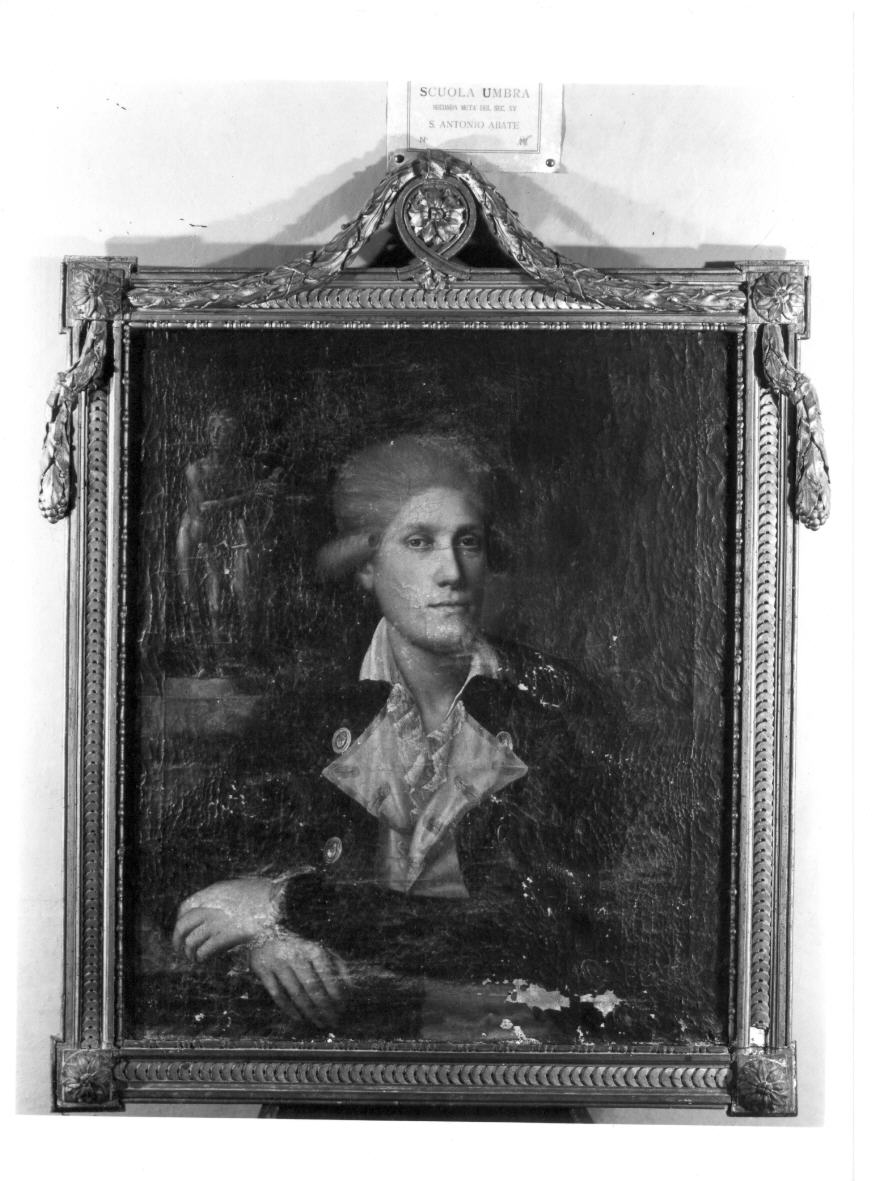 ritratto d'uomo (dipinto) - ambito Italia centrale (seconda metà sec. XVIII)