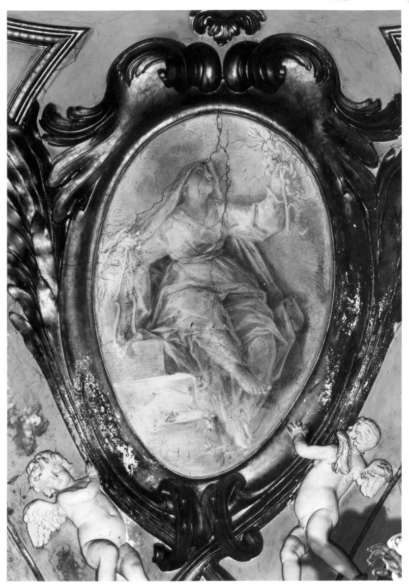 Temperanza (dipinto, elemento d'insieme) di Mancini Francesco (sec. XVIII)