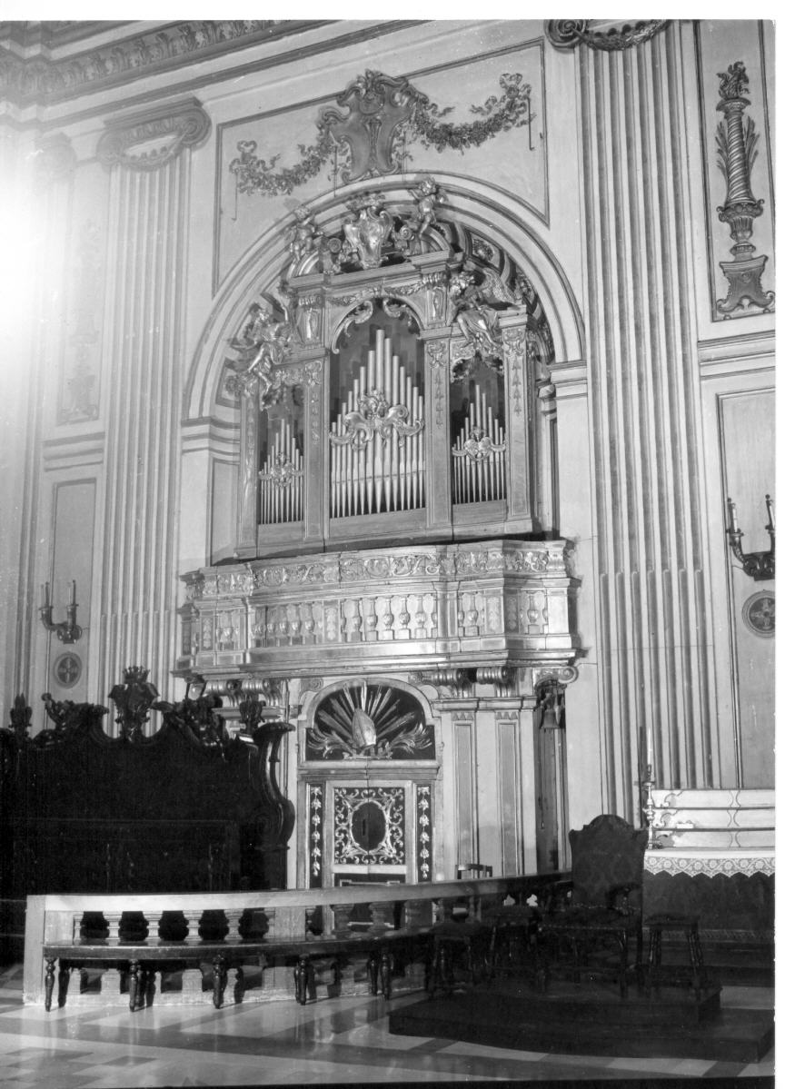 tribuna d'organo, pendant di Grampini Gioacchino, Barigioni Filippo (sec. XVIII)