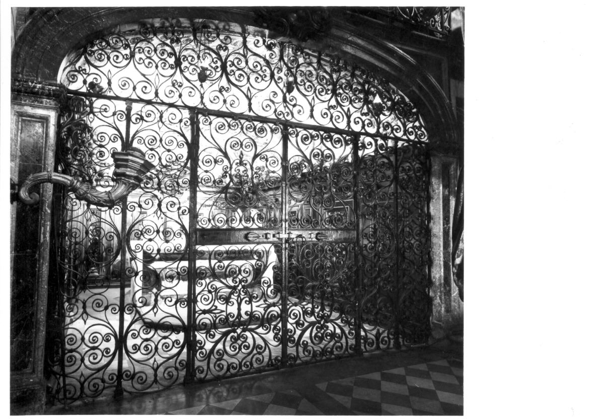 cancellata di cappella di Gentili Carlo, Sansavini Giovan Battista (fine sec. XVII)