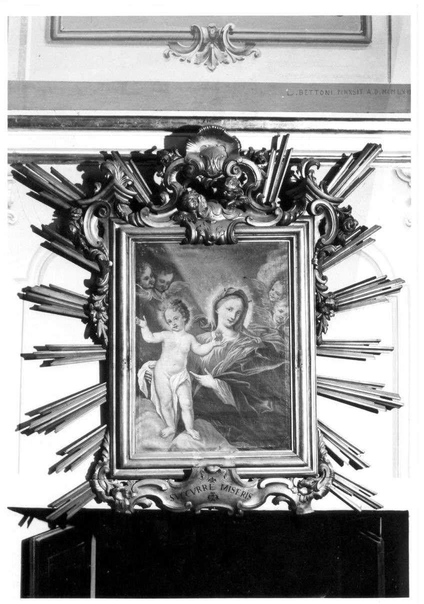 Madonna con Bambino (dipinto, elemento d'insieme) - ambito Italia centrale (sec. XVII)