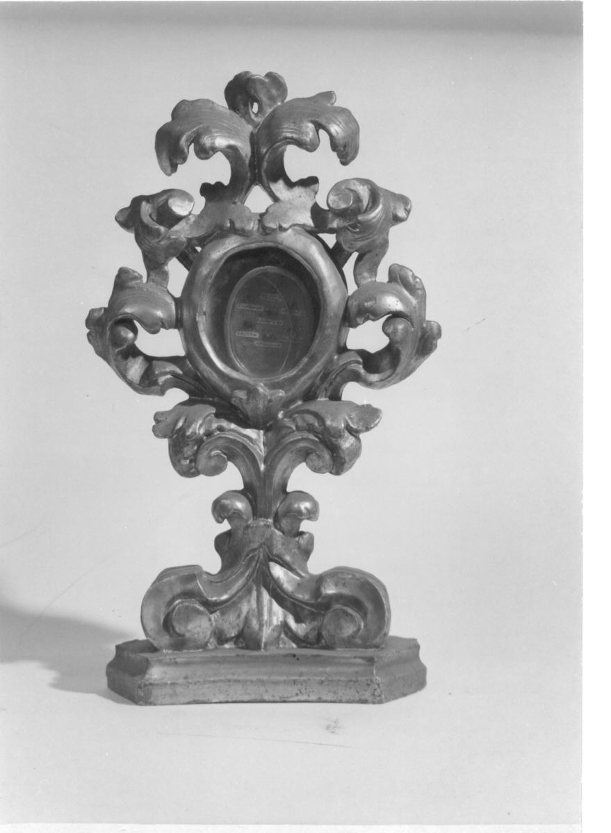 reliquiario - a ostensorio - bottega Italia centrale (sec. XVIII)