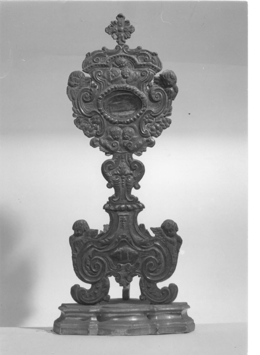 reliquiario - a ostensorio - bottega Italia centrale (sec. XVII)