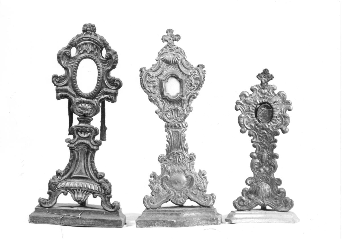 reliquiario - a ostensorio - bottega Italia centrale (sec. XVIII)