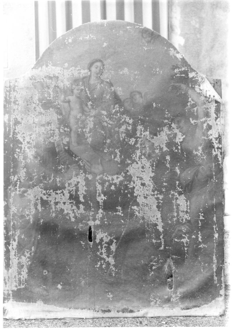 Madonna con Bambino e Santi (dipinto) - ambito romano (sec. XVIII)