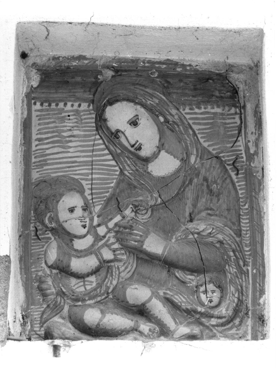 Madonna con Bambino (rilievo) - bottega derutese (sec. XVII)