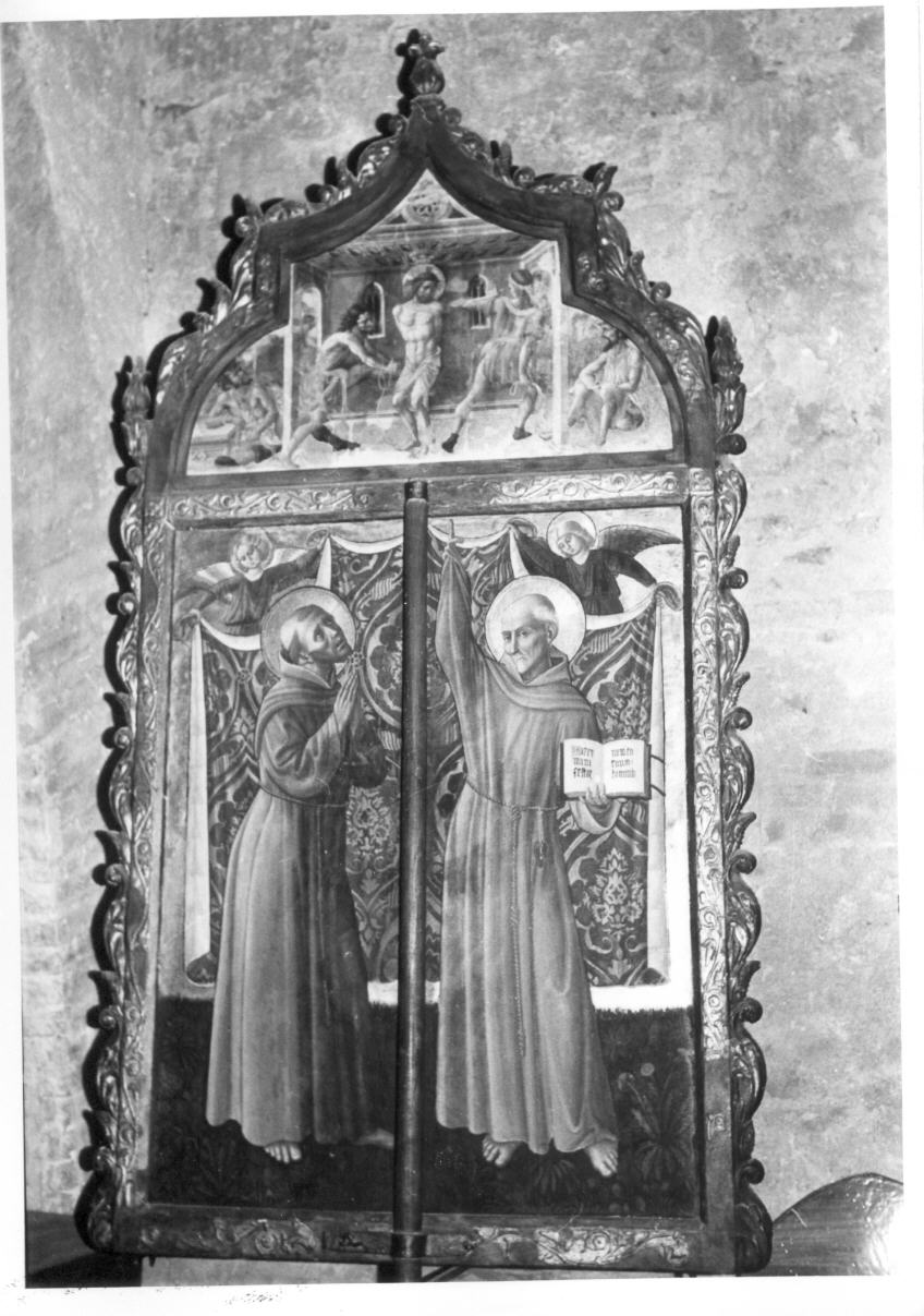 San Francesco d'Assisi e San Bernardino da Siena (dipinto, elemento d'insieme) di Niccolò di Liberatore detto Alunno (sec. XV)