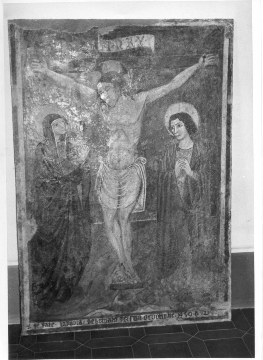 crocifissione di Cristo (dipinto) - ambito umbro (sec. XV)