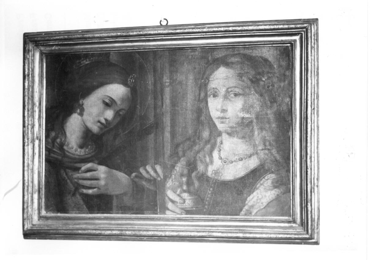 Santa Caterina d'Alessandria e Santa Maria Maddalena (dipinto) - ambito umbro (sec. XVII)