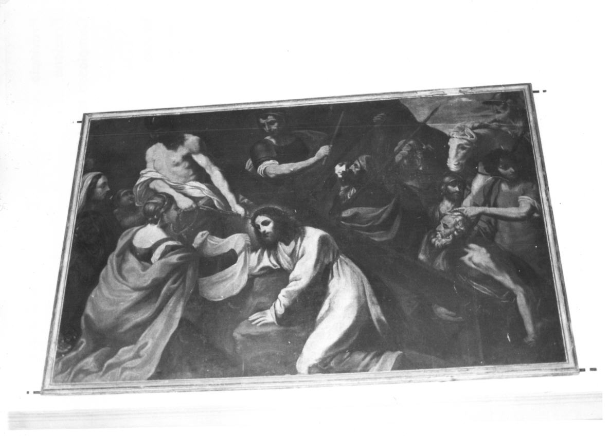 salita di Cristo al monte Calvario (dipinto) - ambito italiano (sec. XVII)