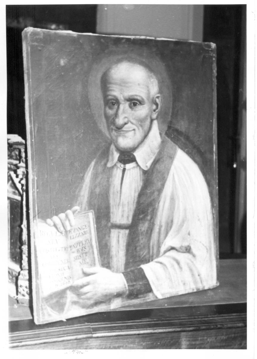 San Vincenzo dè Paoli (dipinto) - ambito italiano (sec. XVII)