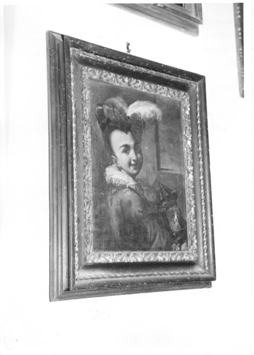 fanciullo con lanterna (dipinto) di Amorosi Antonio Mercurio (primo quarto sec. XVIII)