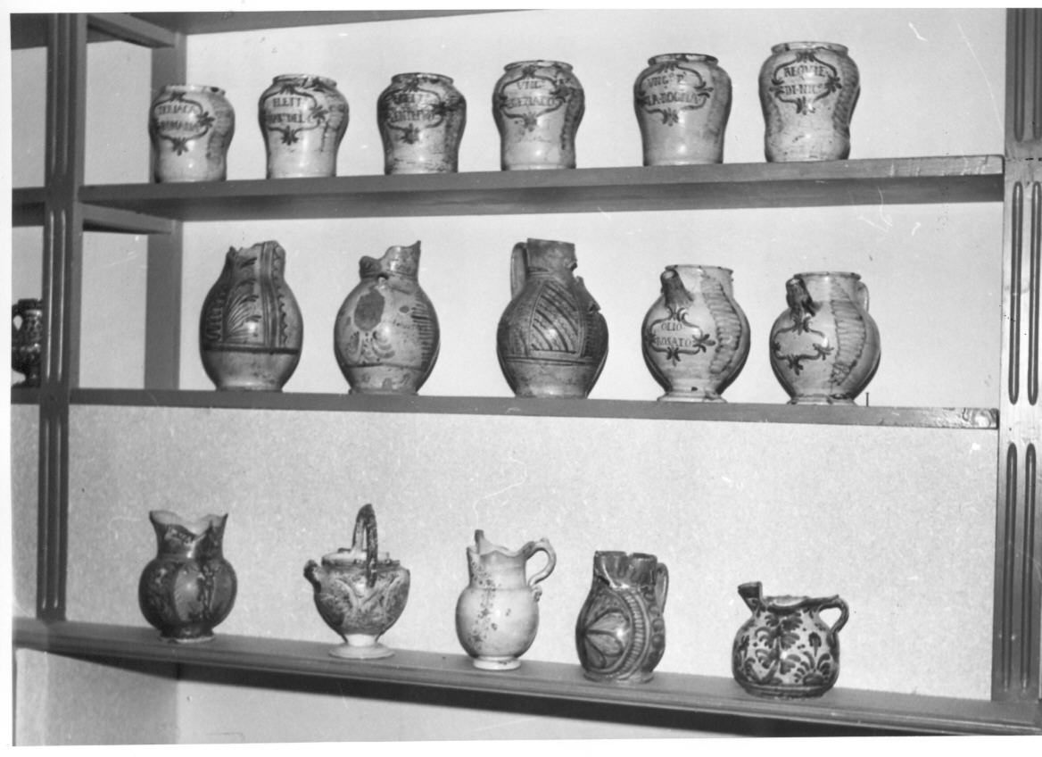 boccale, frammento - bottega derutese (secc. XVII/ XVIII)