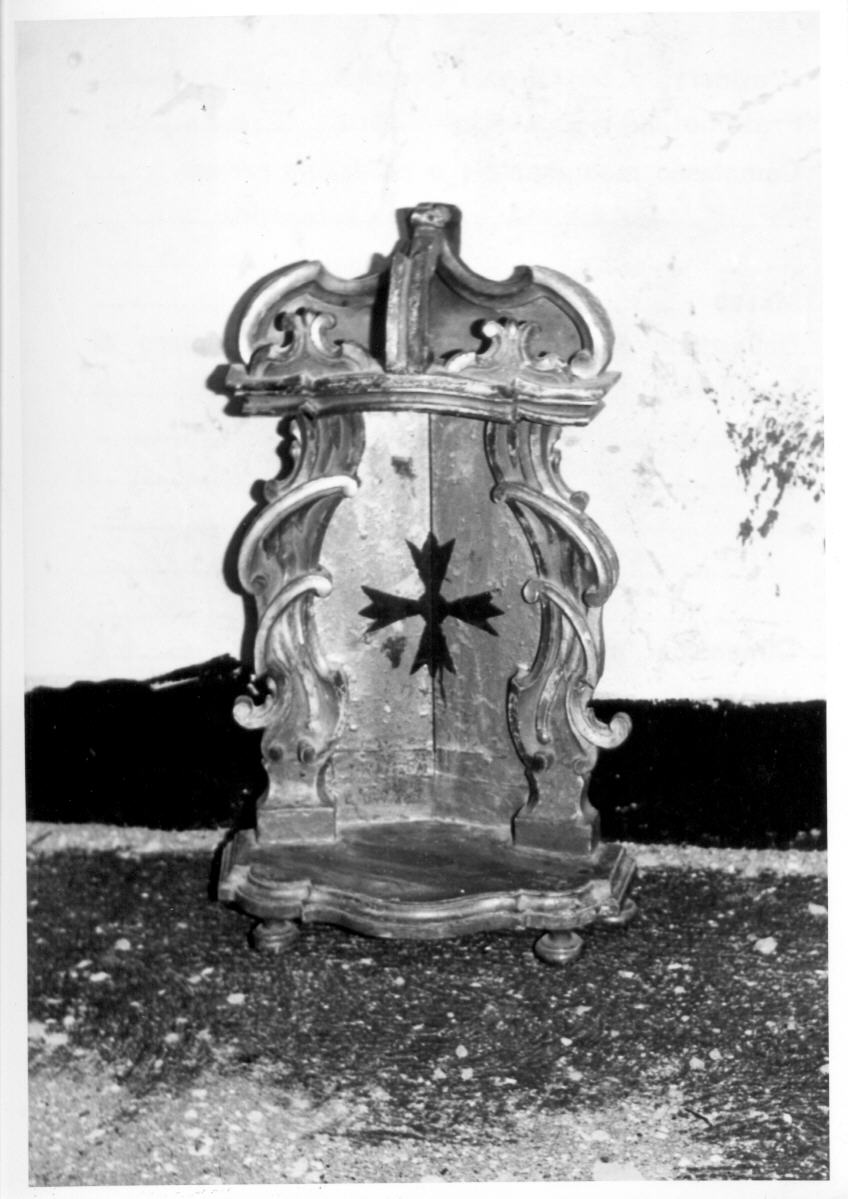 tronetto per esposizione eucaristica - bottega Italia centrale (sec. XIX)