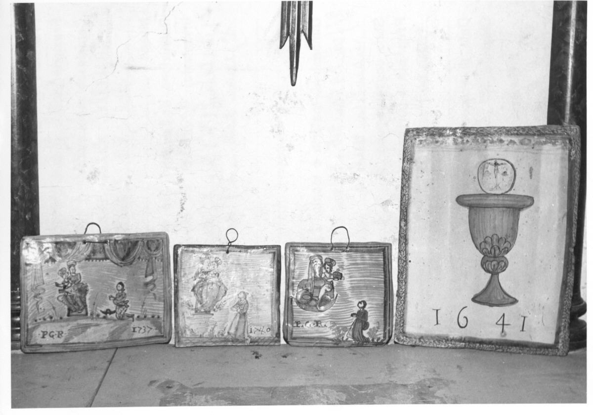 targa - manifattura di Deruta (sec. XVII)