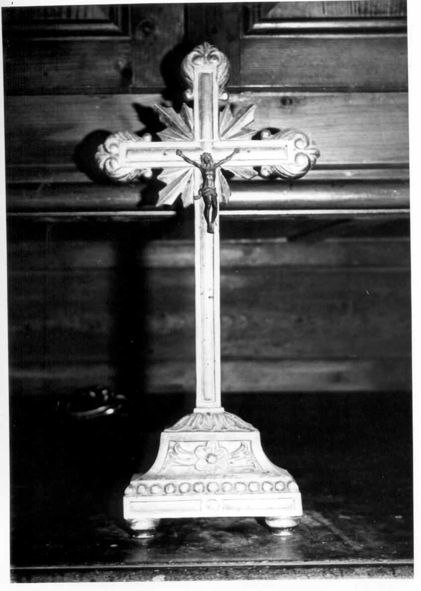 croce da tavolo - bottega umbra (sec. XVIII)