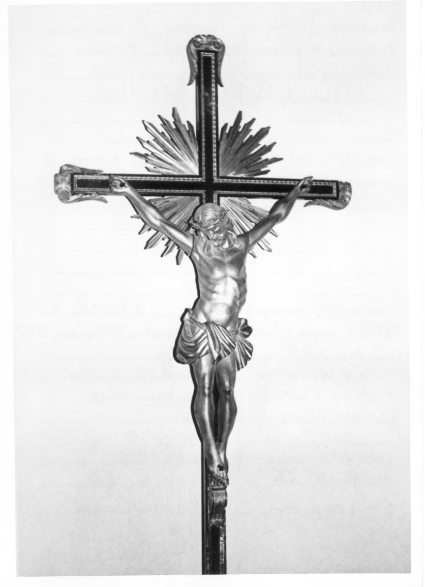 croce processionale - bottega Italia centrale (sec. XIX)