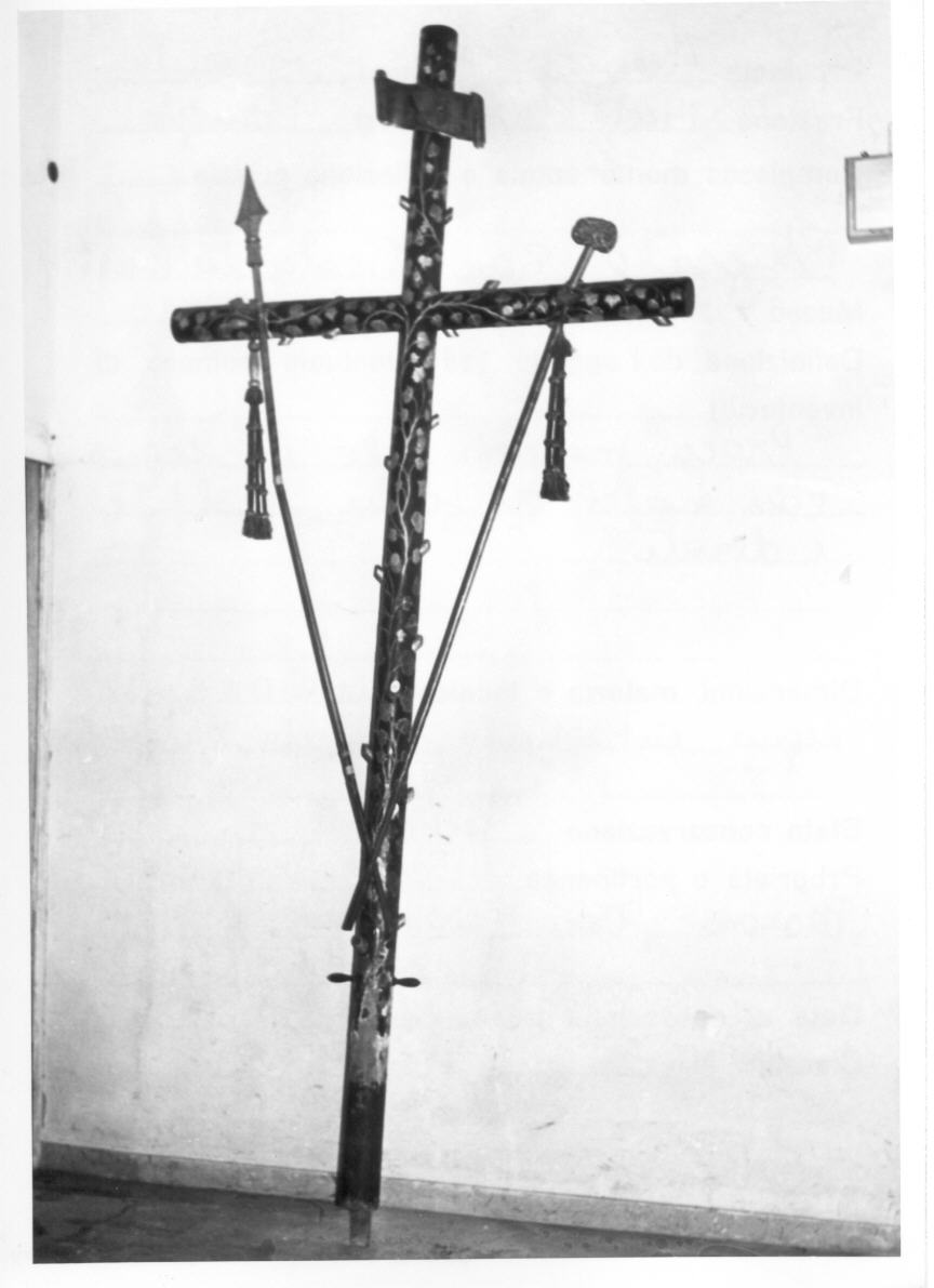 croce della Passione - bottega umbra (secc. XVIII/ XIX)