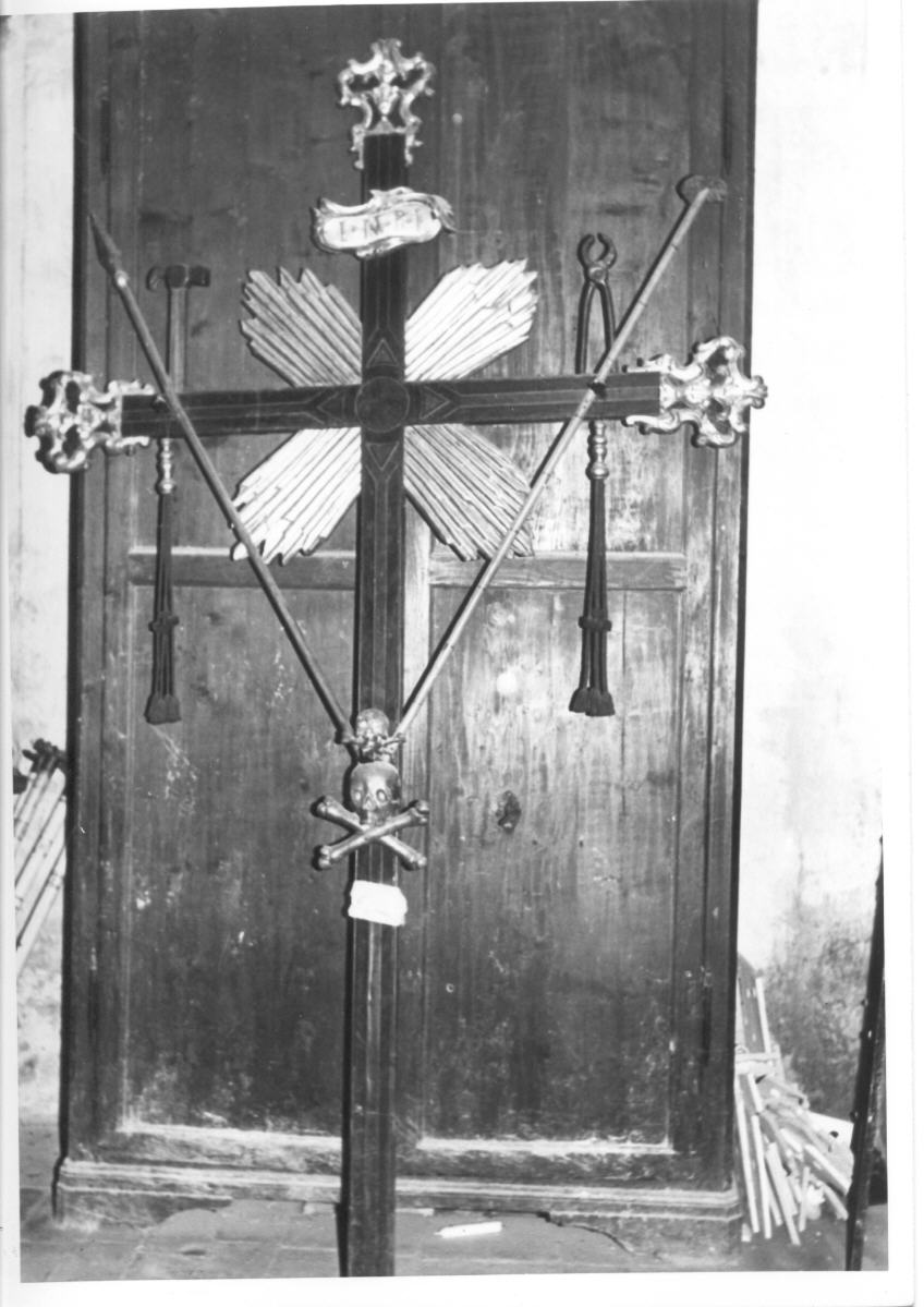 croce della Passione - bottega umbra (secc. XVIII/ XIX)