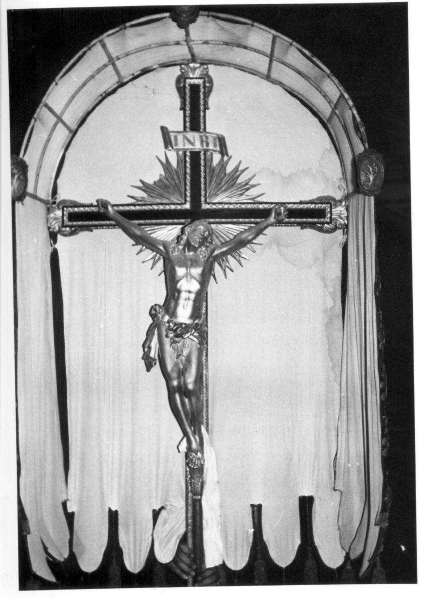 croce di confraternita - bottega Italia centrale (sec. XIX)