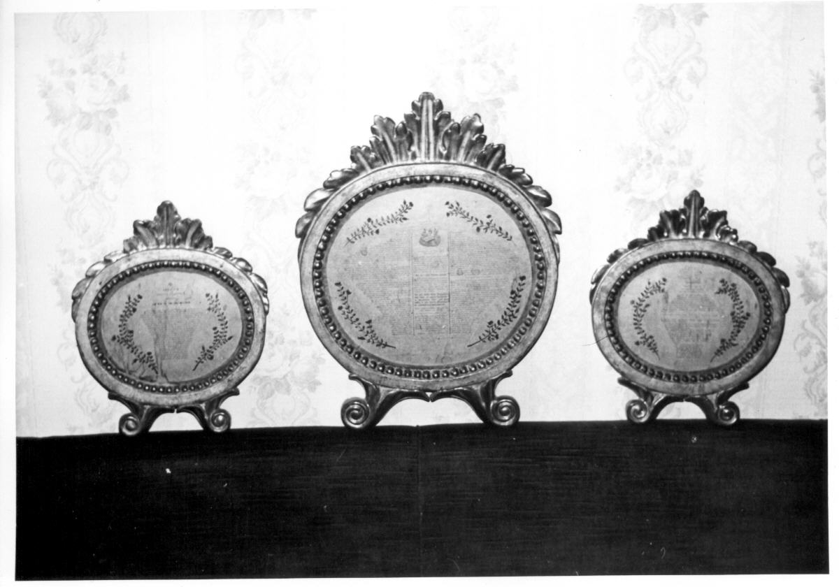 cartagloria, coppia - bottega italiana (secc. XVIII/ XIX)