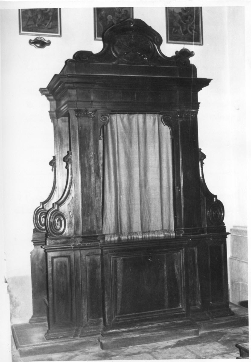 confessionale - bottega umbra (sec. XVIII)