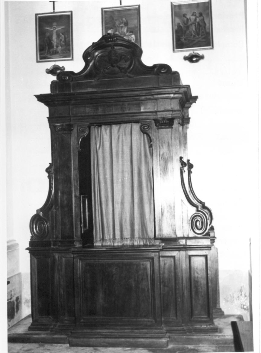 confessionale - bottega umbra (sec. XVIII)