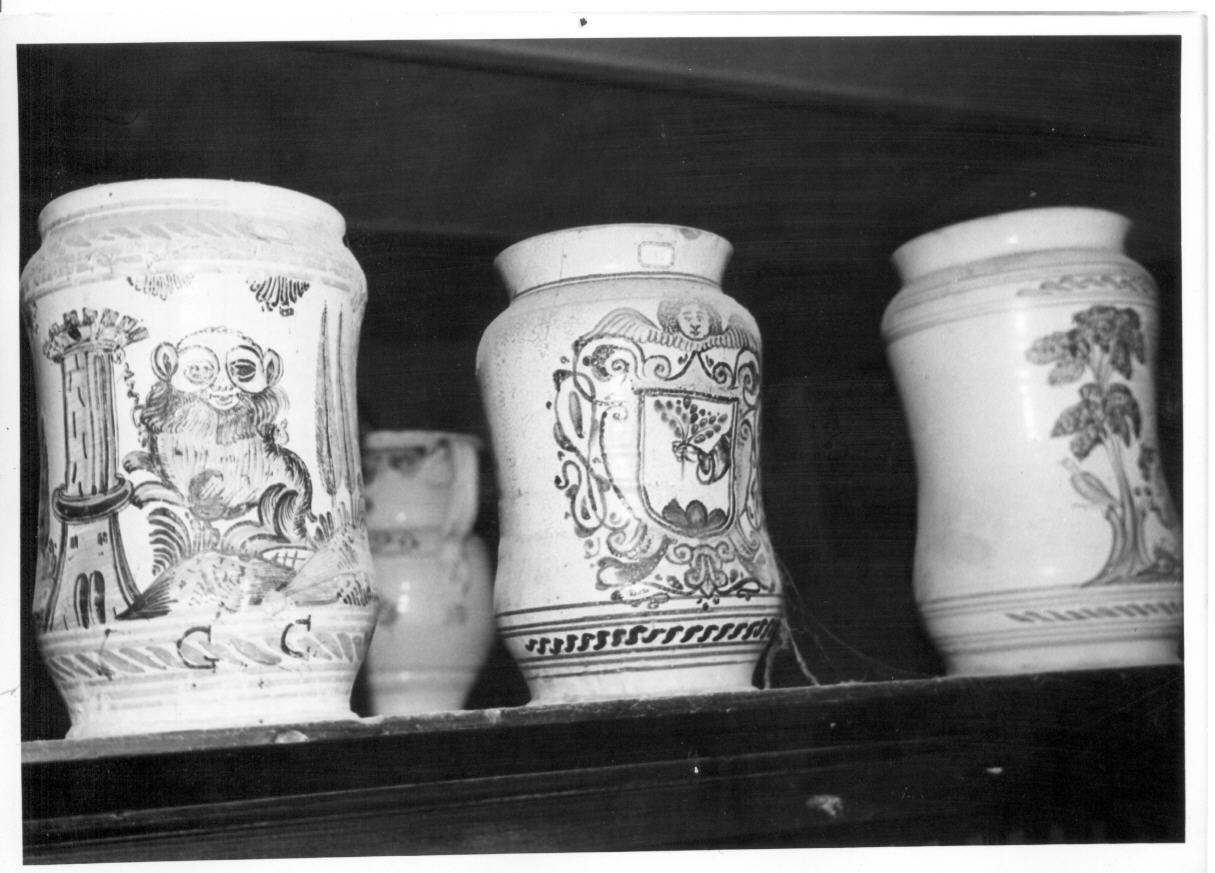 alberello - bottega derutese (secc. XVII/ XVIII)