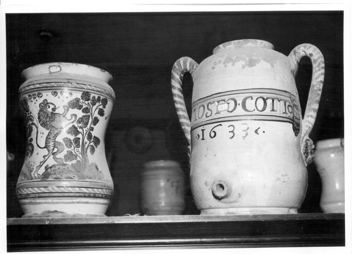 alberello - bottega derutese (secc. XVII/ XVIII)