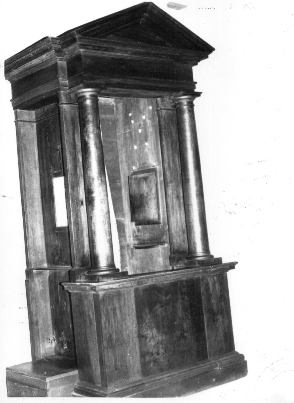 confessionale, serie - bottega Italia centrale (prima metà sec. XIX)