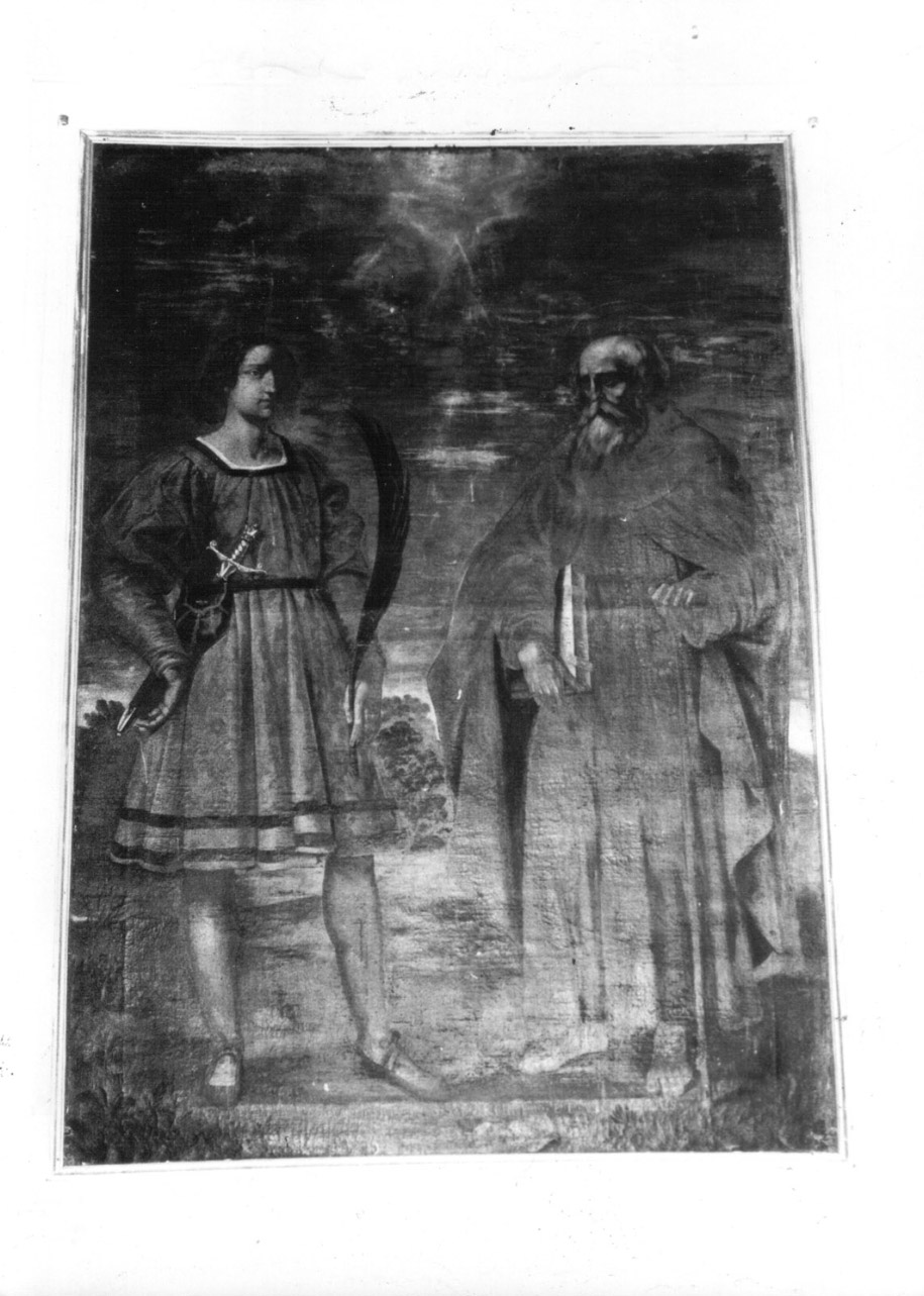 San Vittorio e San Vittorino (dipinto, opera isolata) - ambito eugubino (prima metà sec. XVII)