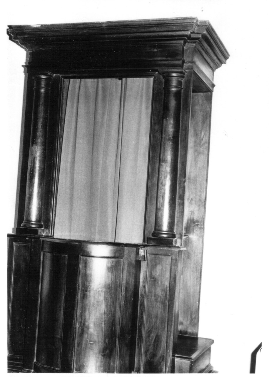 confessionale, opera isolata - bottega Italia centrale (seconda metà sec. XVIII)