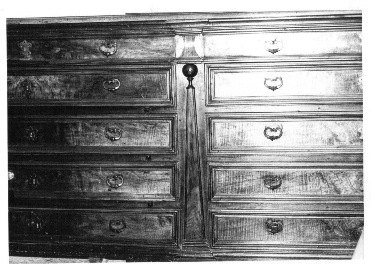 credenza, opera isolata - bottega Italia centrale (seconda metà sec. XVIII)