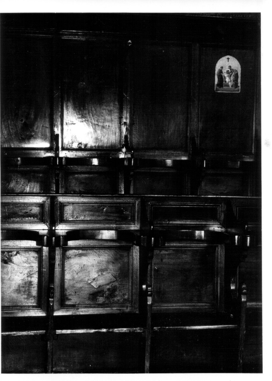 stalli del coro, opera isolata - bottega Italia centrale (sec. XVIII)