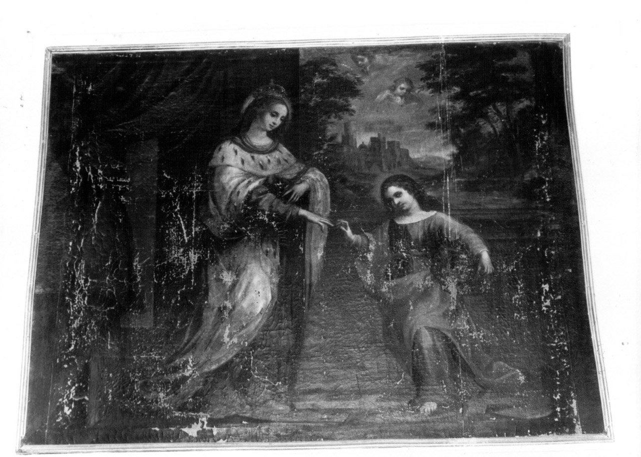 Annunciazione (dipinto, opera isolata) - ambito Italia centrale (ultimo quarto sec. XVI)