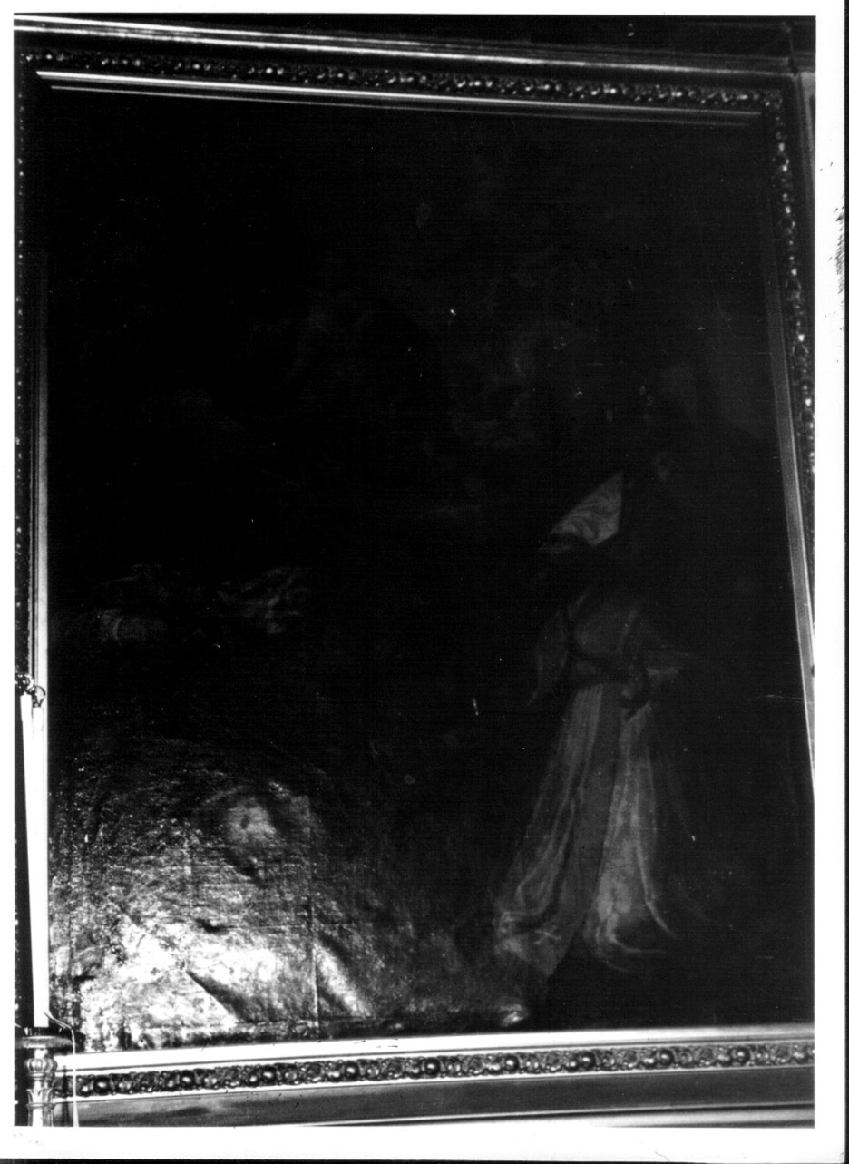 Madonna con Bambino e San Rufino (dipinto, opera isolata) - ambito Italia centrale (prima metà sec. XVII)