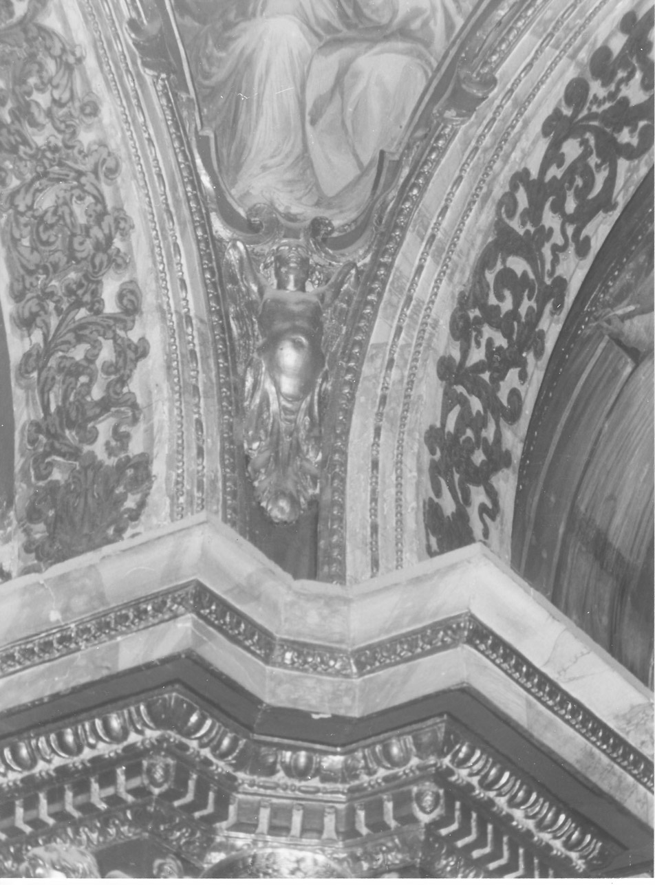 Fauni (rilievo, complesso decorativo) - bottega eugubina (metà sec. XVII)