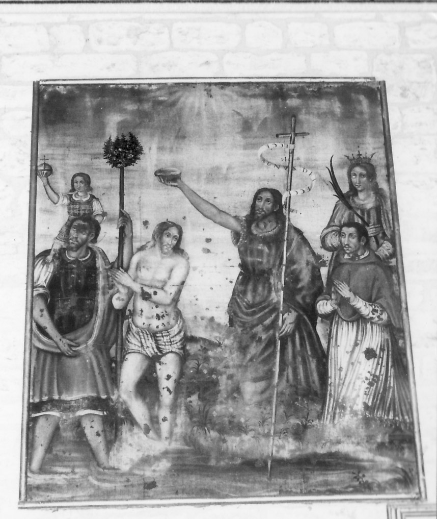 battesimo di Cristo (dipinto, opera isolata) - ambito eugubino (sec. XVII)