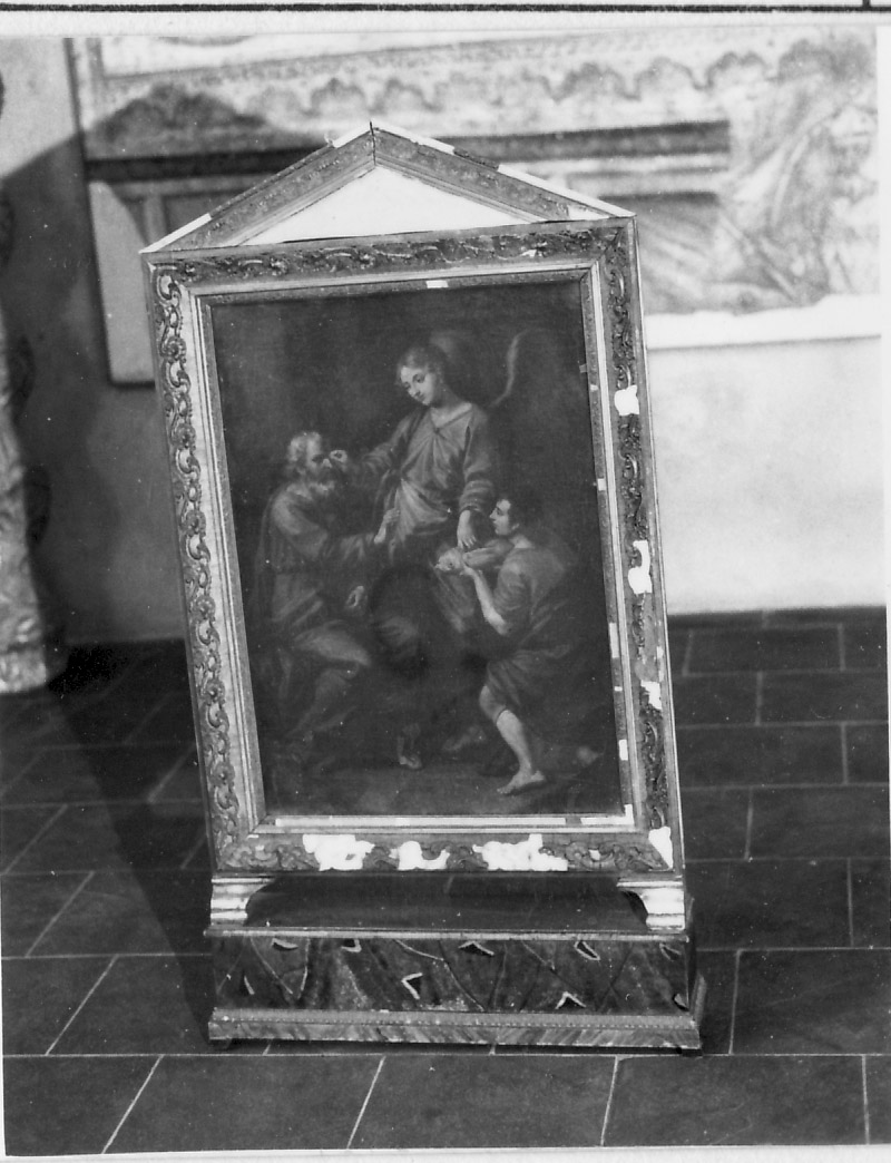 Tobia ridona la vista al padre (dipinto, opera isolata) - ambito eugubino (ultimo quarto sec. XVIII)