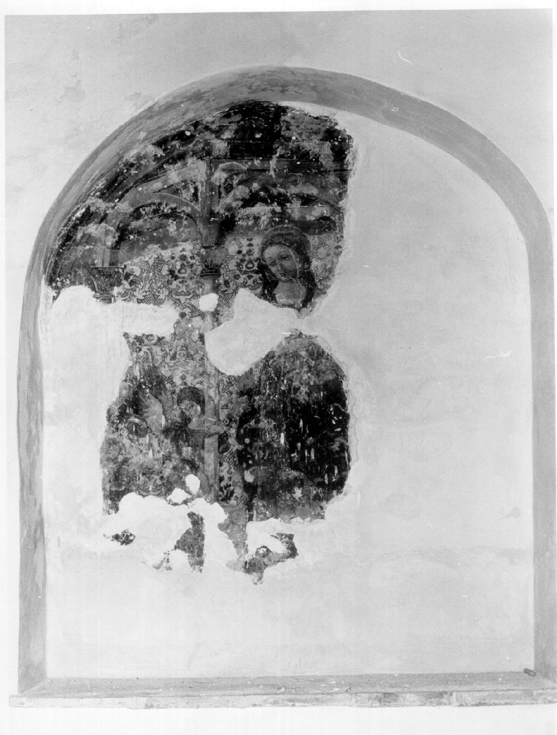 Madonna con Angelo (dipinto, opera isolata) - ambito umbro (inizio sec. XVI)