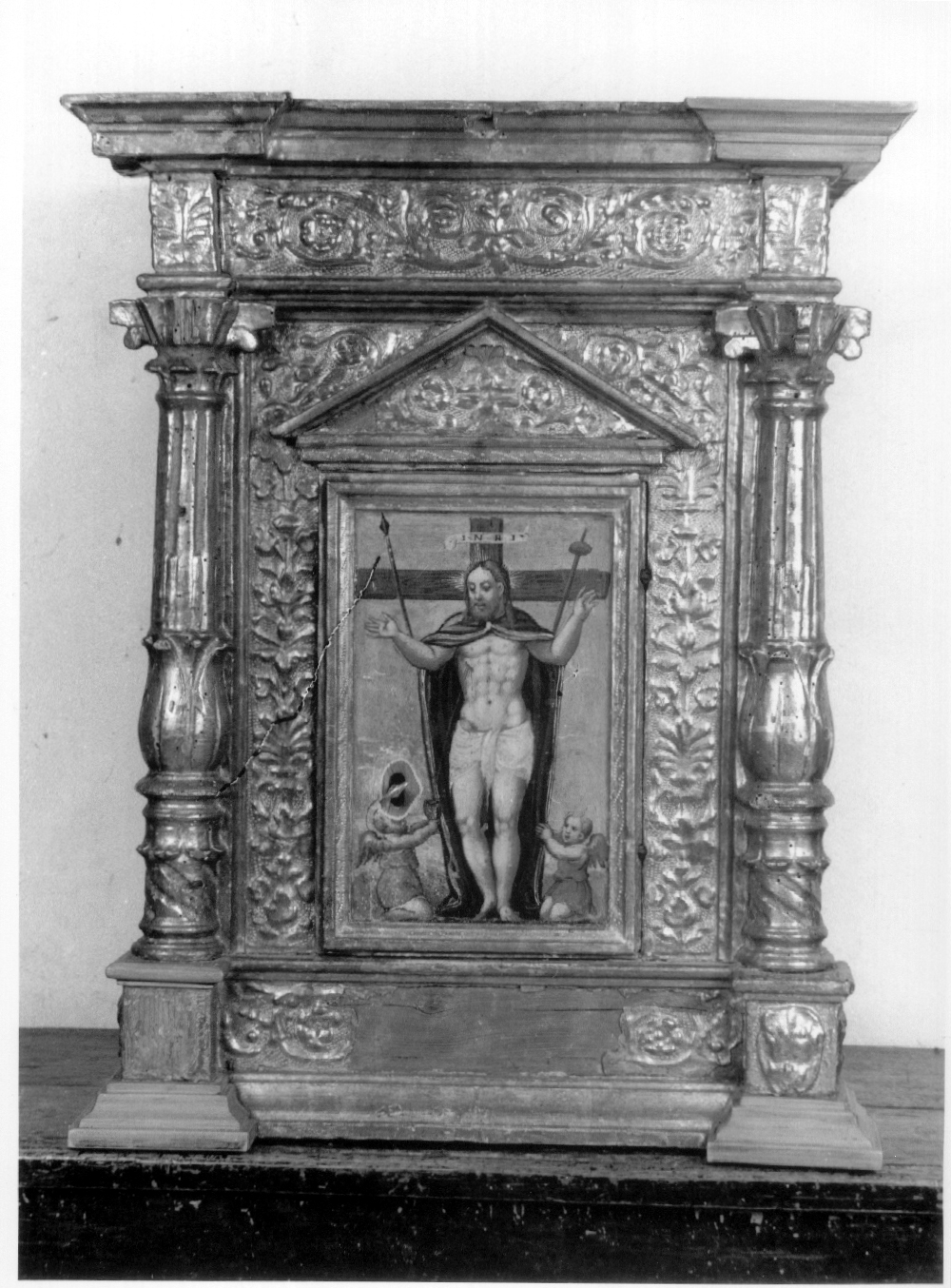 San Pietro Apostolo (sportello di tabernacolo, elemento d'insieme) - bottega umbra (primo quarto sec. XVI)