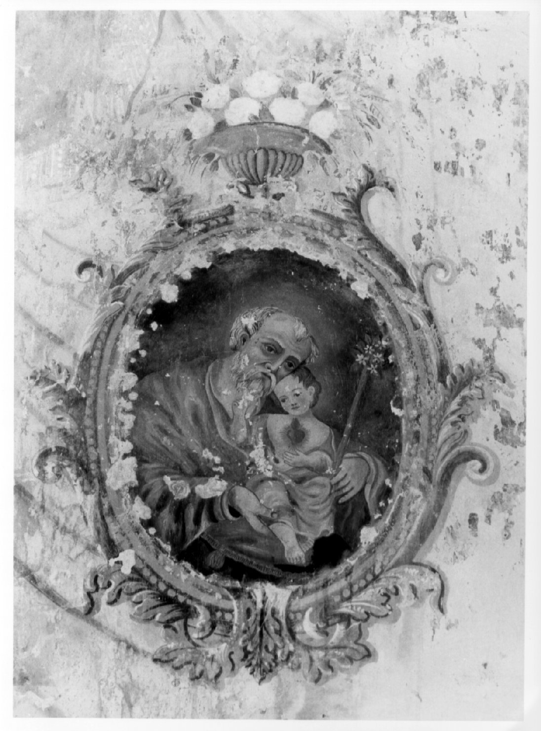 San Giuseppe e Gesù Bambino (dipinto, opera isolata) - ambito umbro (sec. XVII)