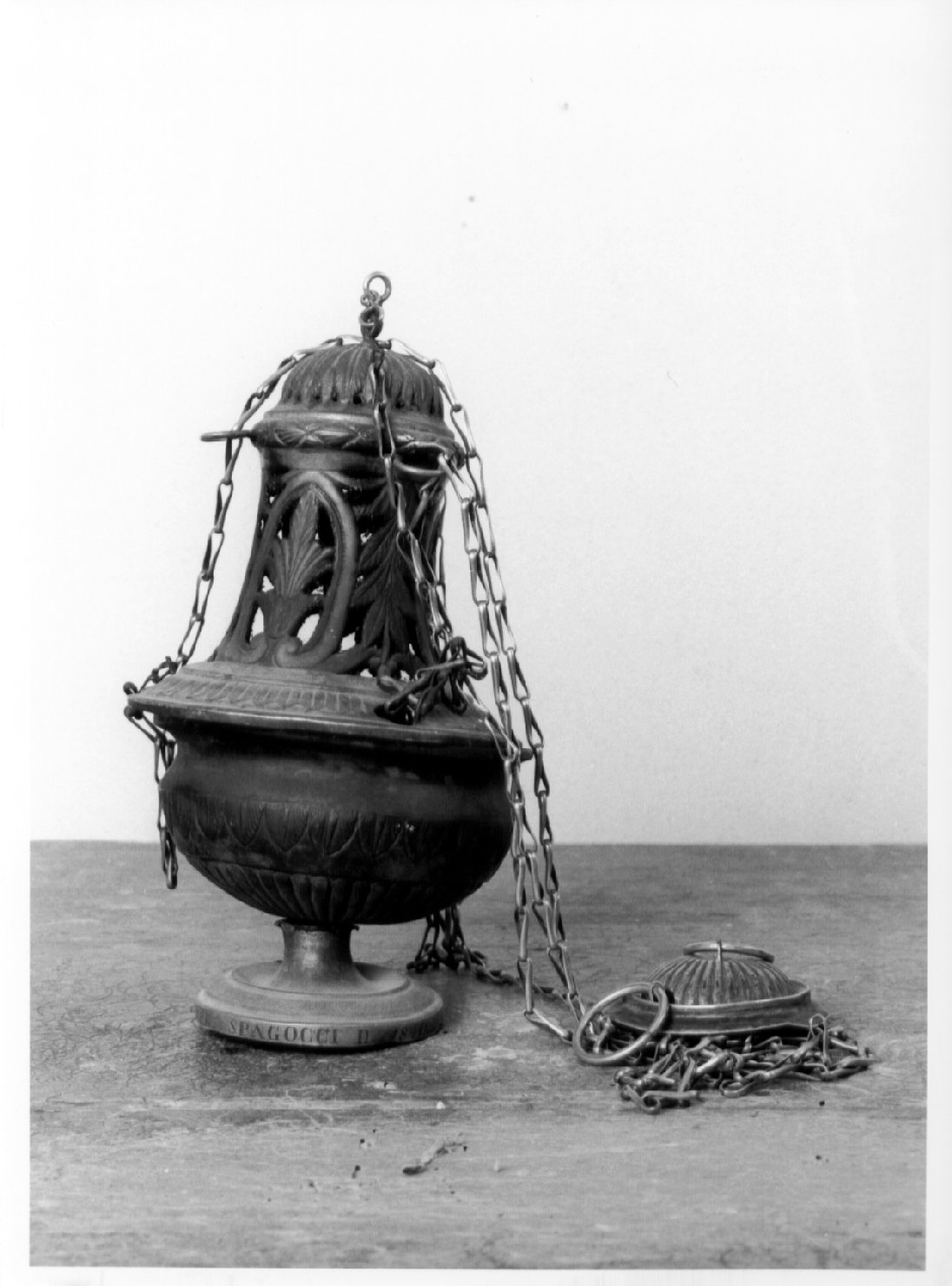 turibolo, opera isolata - bottega umbra (sec. XIX)