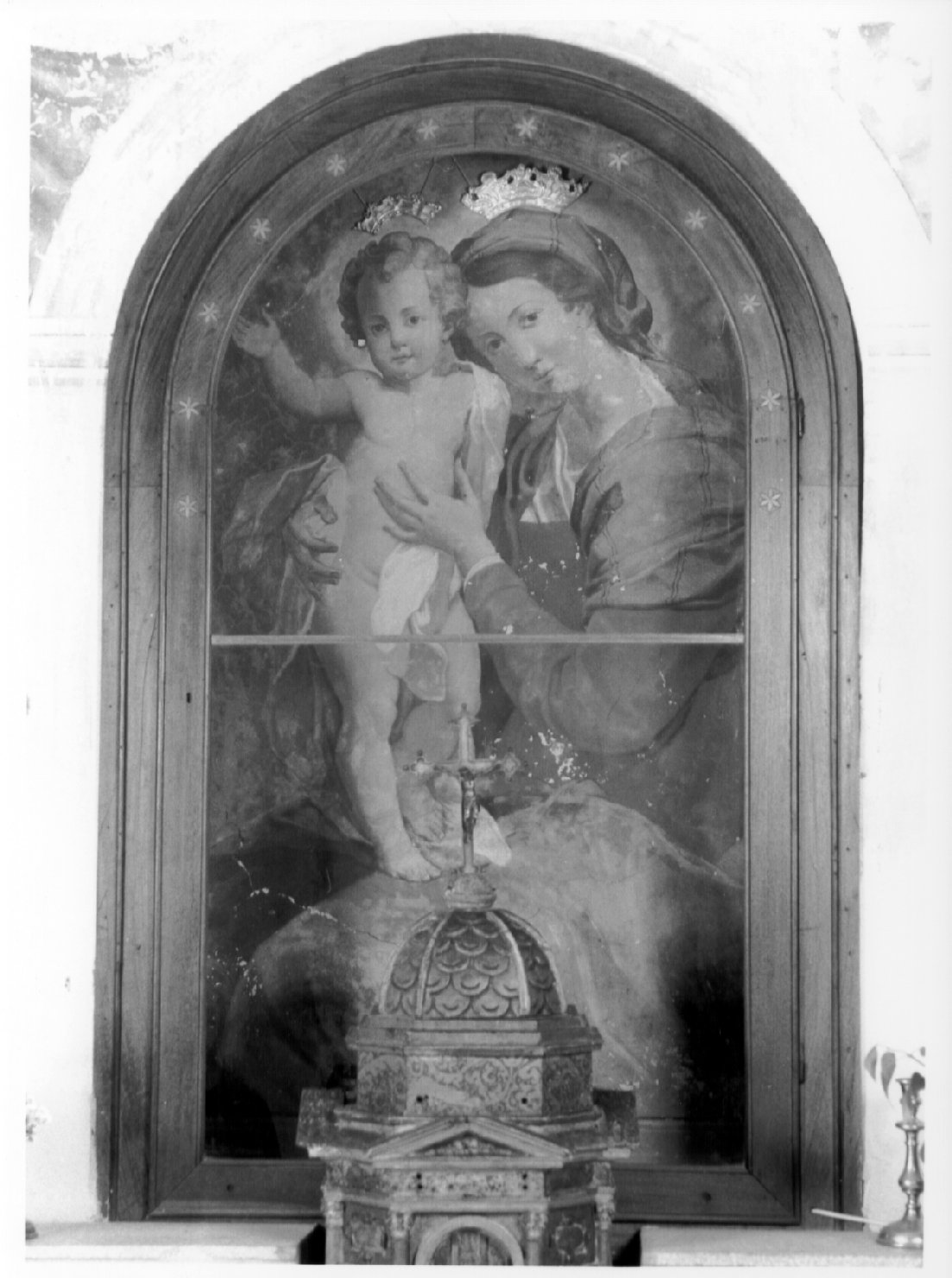 Madonna con Bambino (dipinto, opera isolata) - ambito umbro (sec. XIX)