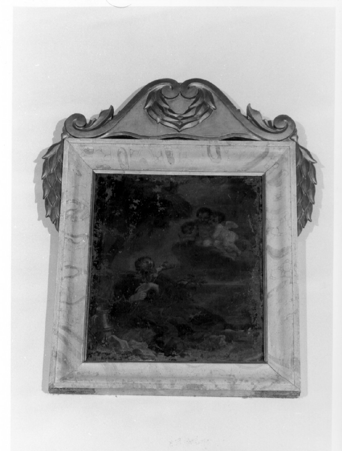 Santo in preghiera (dipinto, opera isolata) - ambito umbro (sec. XVII)