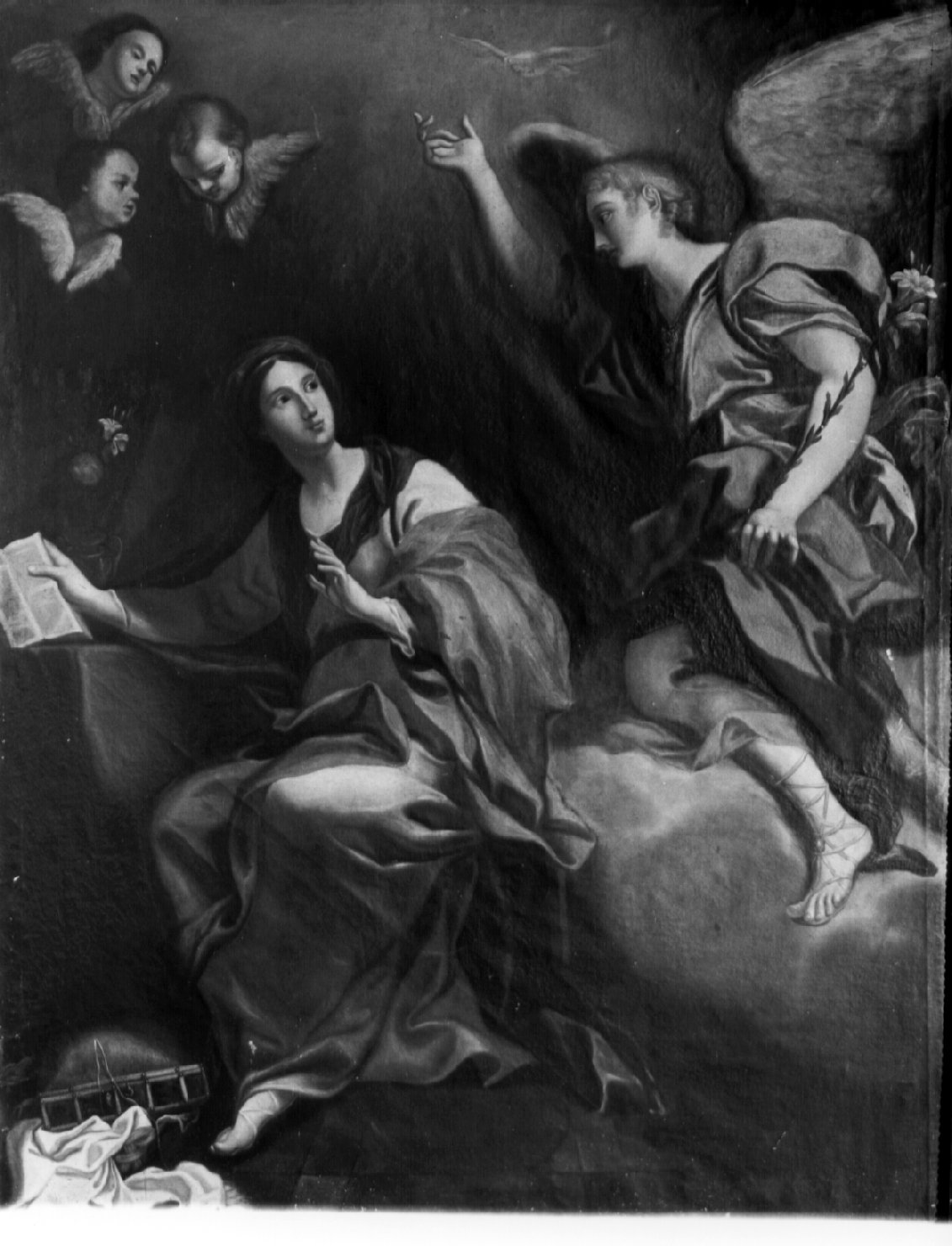 Annunciazione (pala d'altare, opera isolata) di Maratta Carlo (attribuito) (primo quarto sec. XVIII)