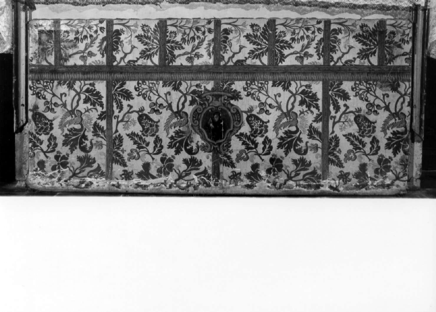 Sant'Antonio Abate (paliotto - a pannello piano, opera isolata) - ambito umbro (sec. XVIII)