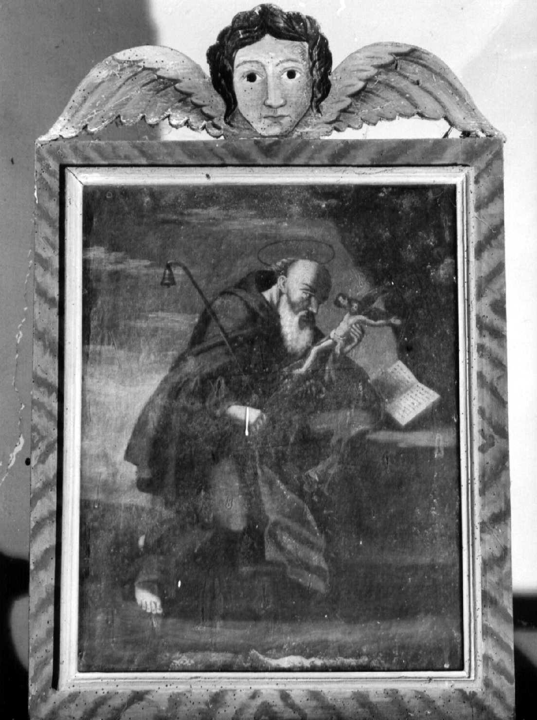 Sant'Antonio Abate (dipinto, opera isolata) - ambito umbro (sec. XVIII)